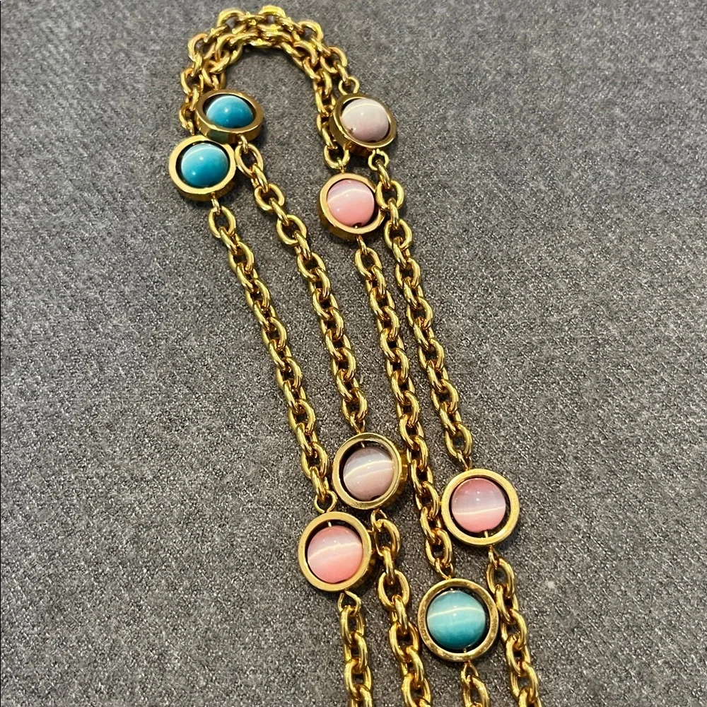 Joan Rivers Goldtone Cateye Colorful Necklace - Picture 3 of 6